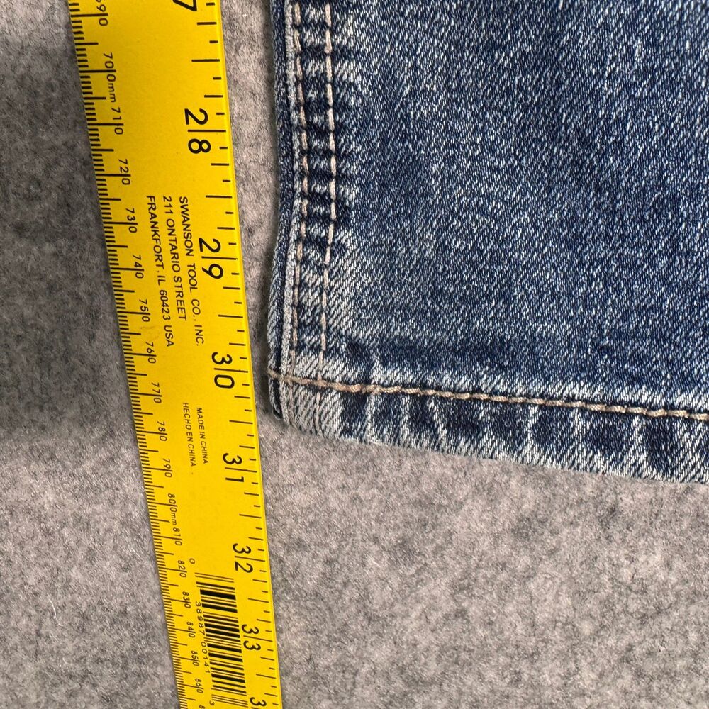 Ariat M7 Slim Fit Straight Leg Jeans Mens 32x32 Measured 30x30 Blue Western - Picture 5 of 12